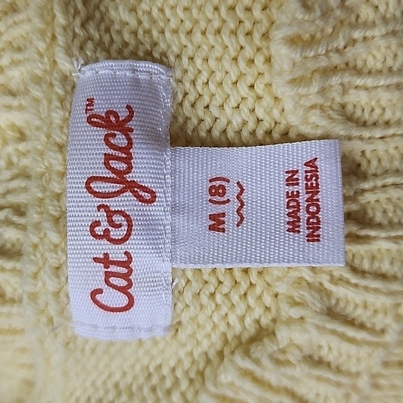 Pointelle Sweater Short-Sleeve Dress | Cat & Jack | Medium (8) - Picture 5 of 9